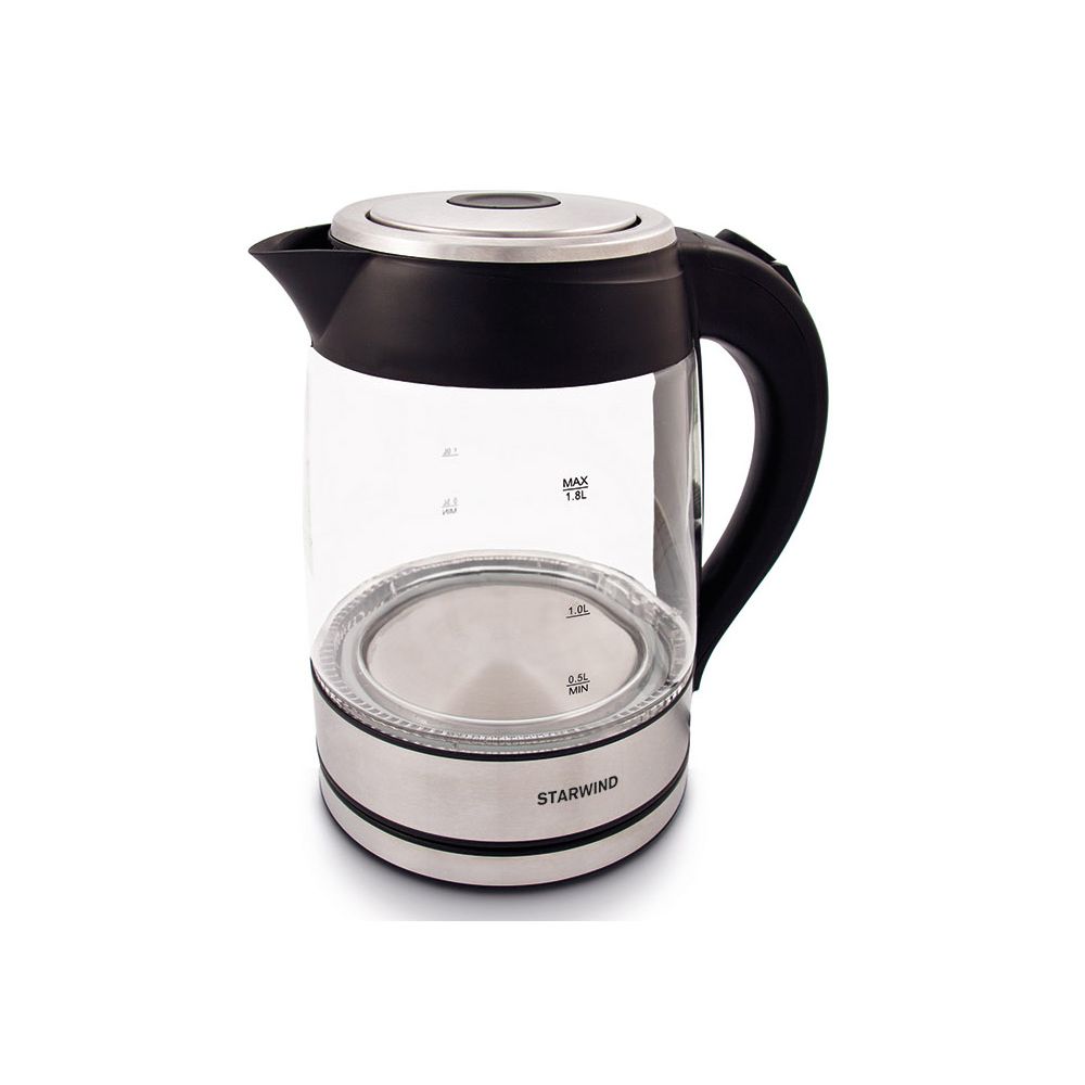 Электрический чайник Starwind SKG4710 серебро/чёрный, цвет серебро/чёрный SKG4710 серебро/чёрный - фото 1