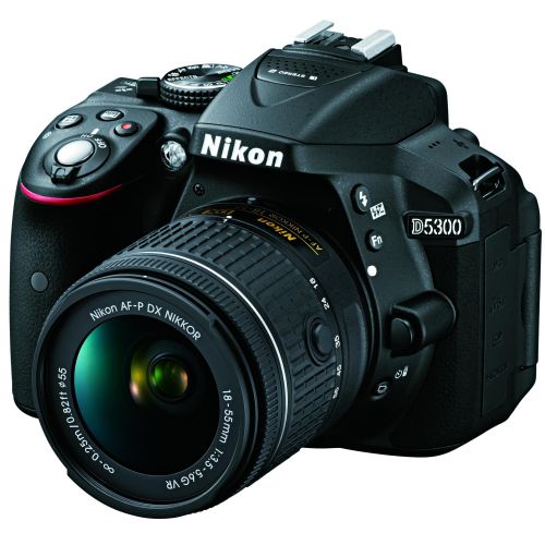 Зеркальный фотоаппарат Nikon D5300 18-55 VR AF-P чёрный - фото 1