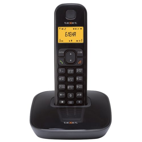 Телефон беспроводной DECT Texet TX-D6705A чёрный