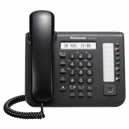 

Системный телефон Panasonic, Чёрный, KX-DT521RUB чёрный