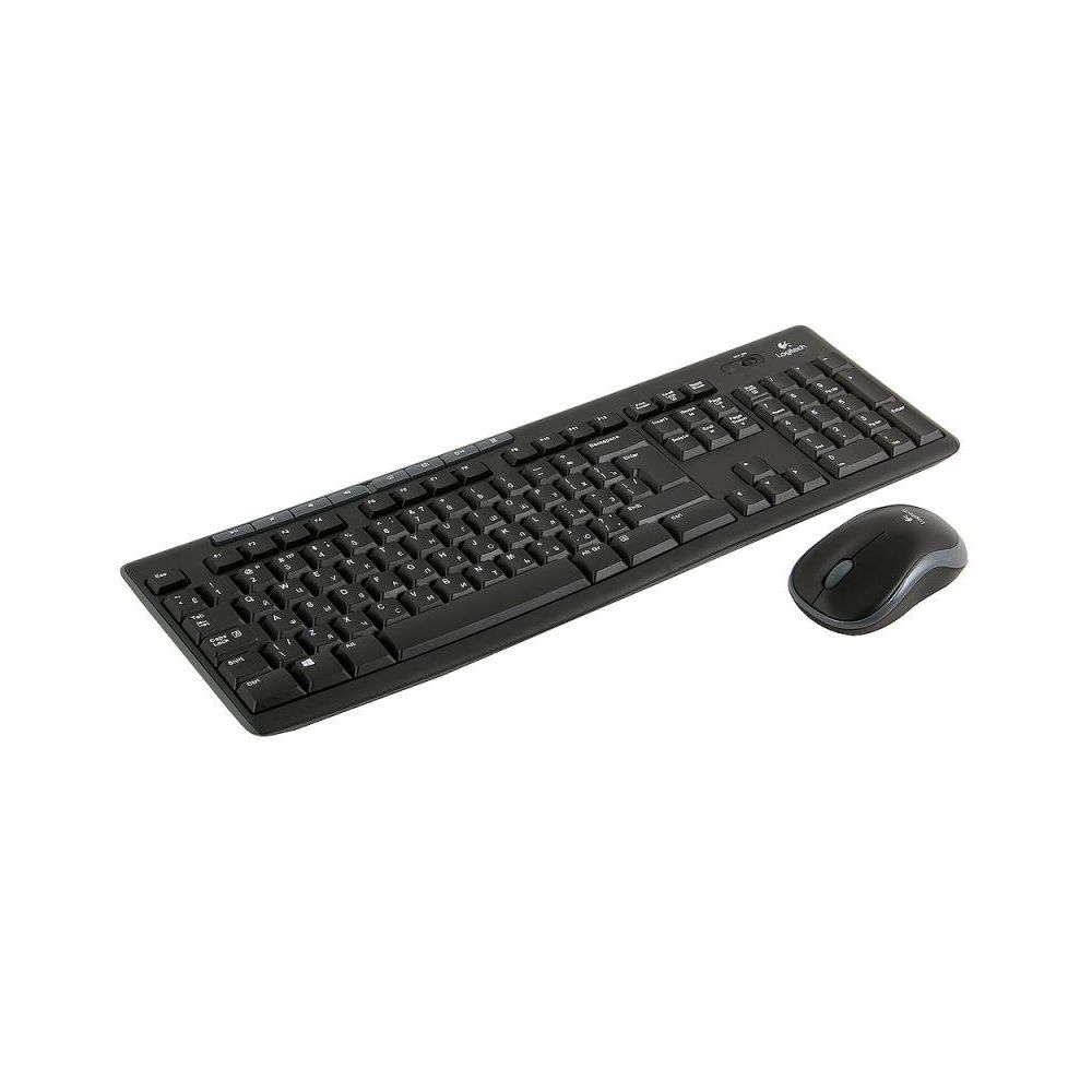 Клавиатура Logitech Wireless Combo MK270 Black USB чёрный
