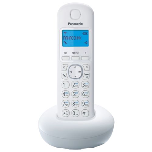 Телефон беспроводной DECT Panasonic KX-TGB210 белый