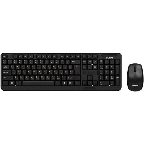 Комплект клавиатура и мышь Sven Comfort 3300 черный - фото 1