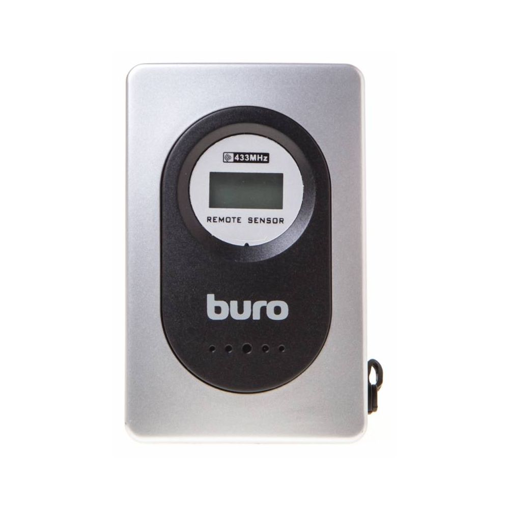 Метеостанция Buro H999E/G/T серебристый/черный, цвет серебристый/черный