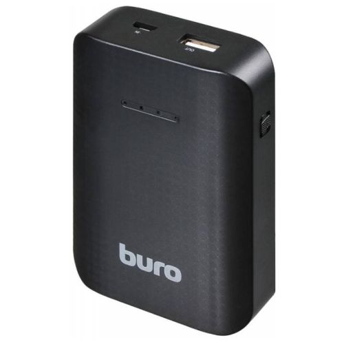 Портативный внешний аккумулятор Buro RC-7500 чёрный - фото 1