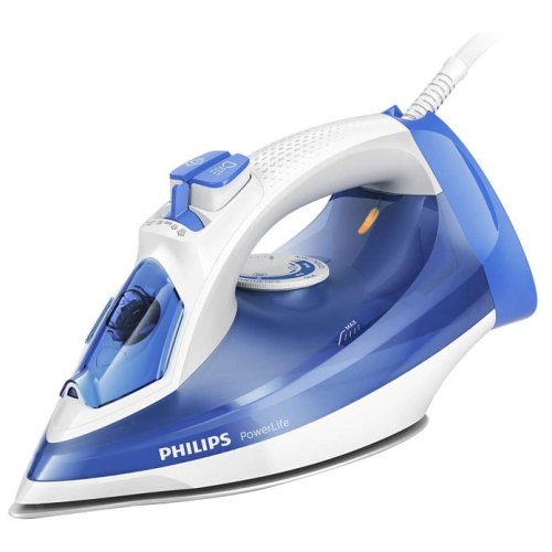 Утюг Philips GC2990/20 PowerLife синий/белый, цвет синий/белый GC2990/20 PowerLife синий/белый - фото 1
