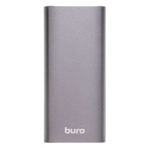 Портативный внешний аккумулятор Buro RB-10000-QC3.0-I&O тёмно-серый - фото 1