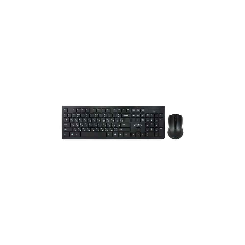 Комплект клавиатура и мышь Oklick 250M черный - фото 1