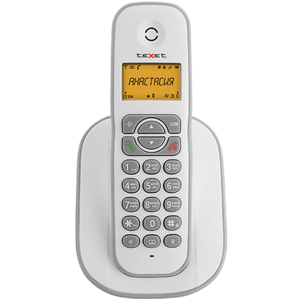 

Телефон беспроводной DECT Texet, Белый, TX-D4505A белый