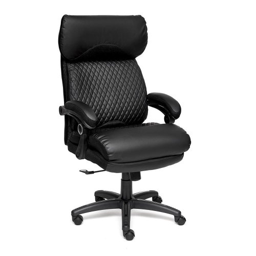 

Кресло компьютерное TetChair, Кож/зам;черный/черный стеганный/черный;36-6/36-6, Chief кож/зам, черный/черный стеганный/черный, 36-6/36-6