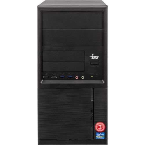

Системный блок iRU, Чёрный, Office 223 MT AMD Ryzen 3 2200G / 8 / SSD240Gb / AMD Radeon Vega 8 / Windows 10 чёрный