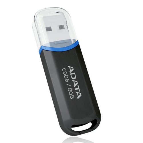 

Флешка ADATA, Чёрный, C906 8GB (AC906-8G-RBK) чёрный