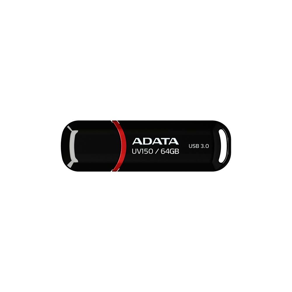 

Флешка Adata, Чёрный, DashDrive UV150 64GB (AUV150-64G-RBK) чёрный