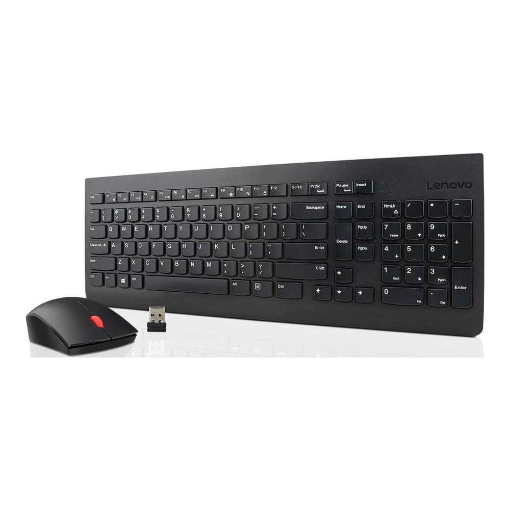 Комплект клавиатура и мышь Lenovo Essential чёрный