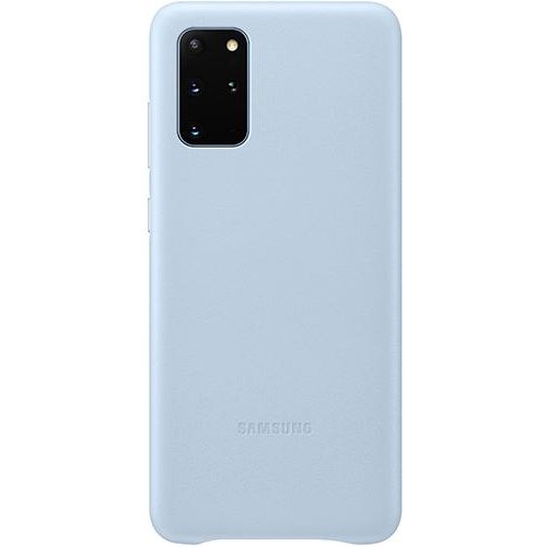 Чехол Samsung Galaxy S20+ Leather Cover (EF-VG985LLEGRU) голубой Galaxy S20+ Leather Cover (EF-VG985LLEGRU) голубой - фото 1