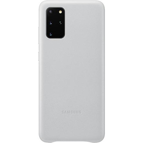 Чехол Samsung Galaxy S20+ Leather Cover (EF-VG985LSEGRU) серебристый Galaxy S20+ Leather Cover (EF-VG985LSEGRU) серебристый - фото 1