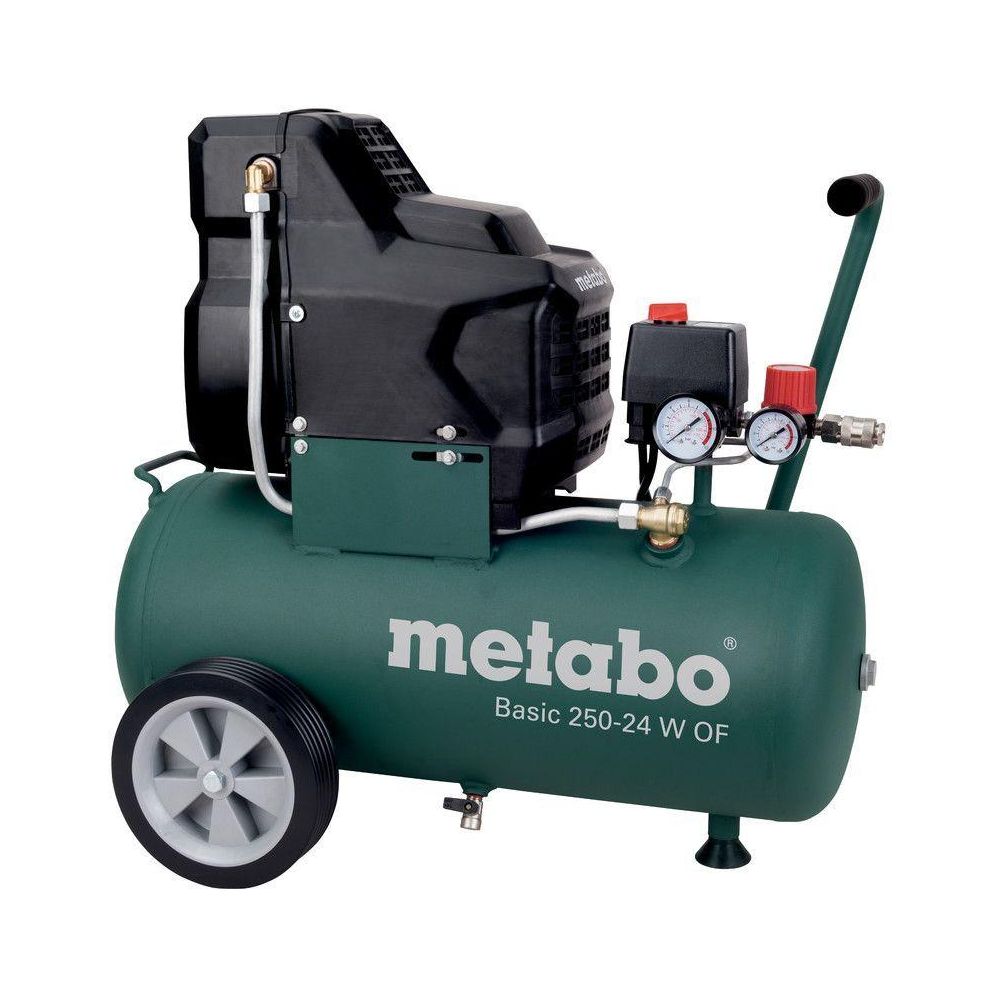 Компрессор Metabo Basic 250-24 W OF зелёный - фото 1