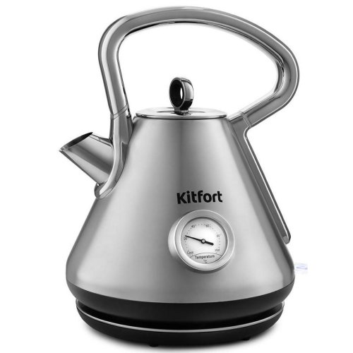 Электрический чайник Kitfort KT-6103 серебристый - фото 1