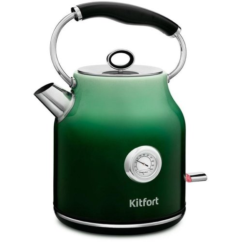 Электрический чайник Kitfort КТ-679-2 зелёный - фото 1