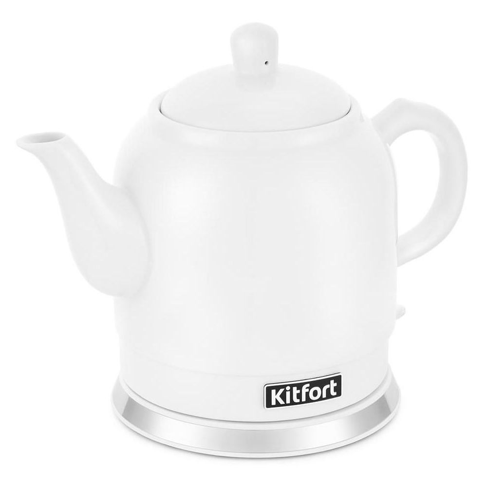 Электрический чайник Kitfort КТ-691-1 белый - фото 1