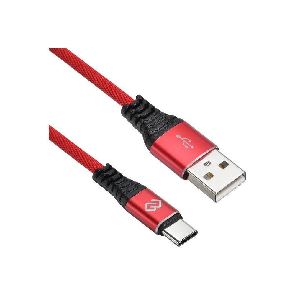 Кабель USB Digma USB A(m) USB Type-C (m) 1.2м красный красный