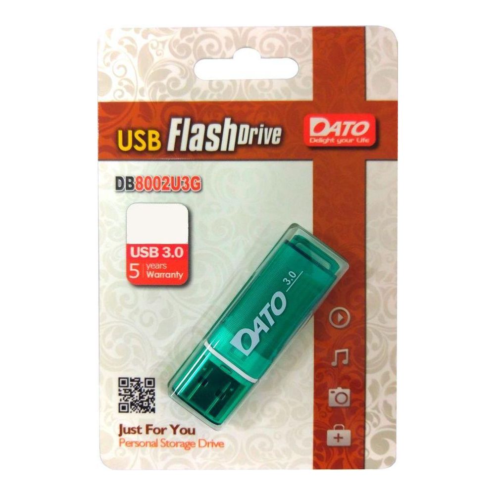 

Флешка Dato, Зелёный, DB8002U3 32Gb зелёный