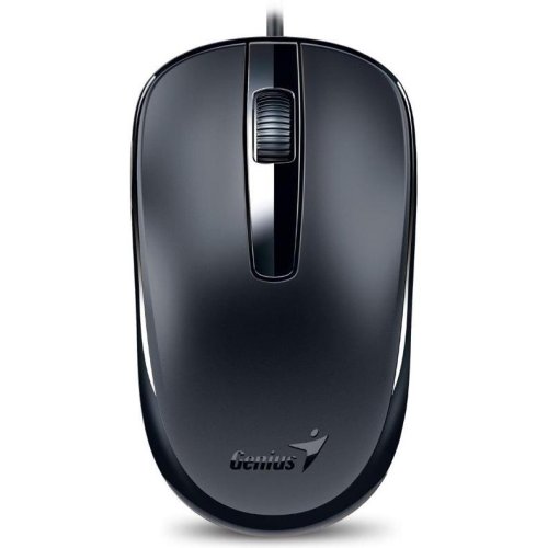 Мышь проводная Genius Mouse DX-120 черная - фото 1