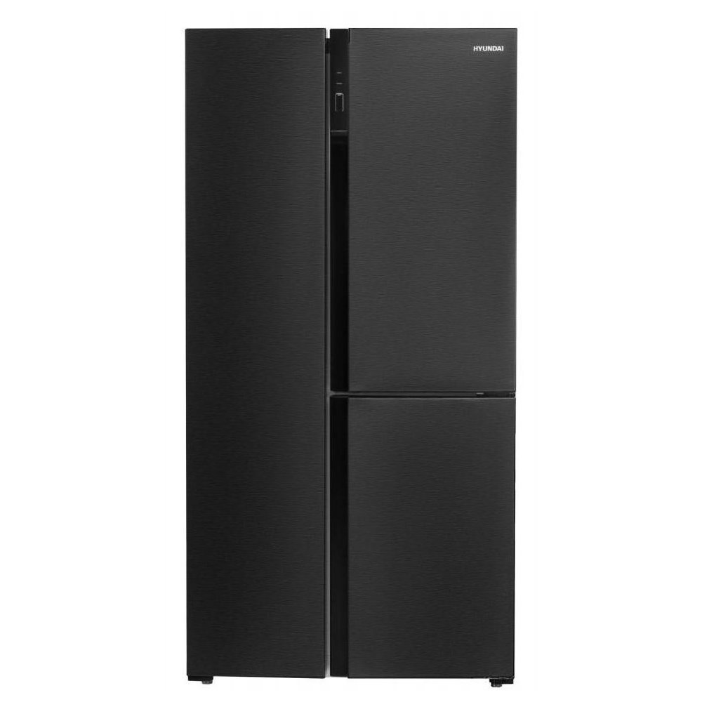 Холодильник Side-by-Side Hyundai CS5073FV чёрный - фото 1