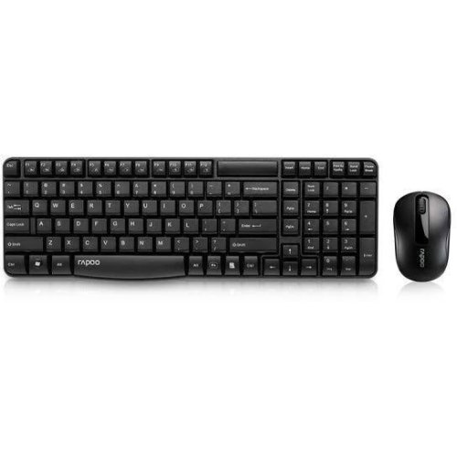 Комплект клавиатура+мышь RAPOO X1800 Black USB