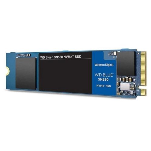 SSD накопитель WD SN550 M.2 2280 PCI-e x4 Blue 500 ГБ (WDS500G2B0C) SN550 M.2 2280 PCI-e x4 Blue 500 ГБ (WDS500G2B0C) - фото 1