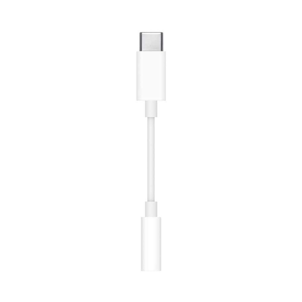 Адаптер Apple mini-Jack 3.5 (f) USB Type-C (m) (MU7E2ZM/A) белый mini-Jack 3.5 (f) USB Type-C (m) (MU7E2ZM/A) белый - фото 1