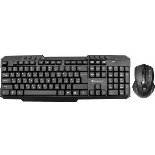 Комплект клавиатура и мышь Defender Jakarta C-805 RU чёрный