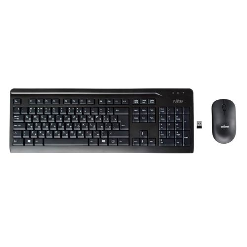 Комплект клавиатура и мышь Fujitsu LX410 чёрный