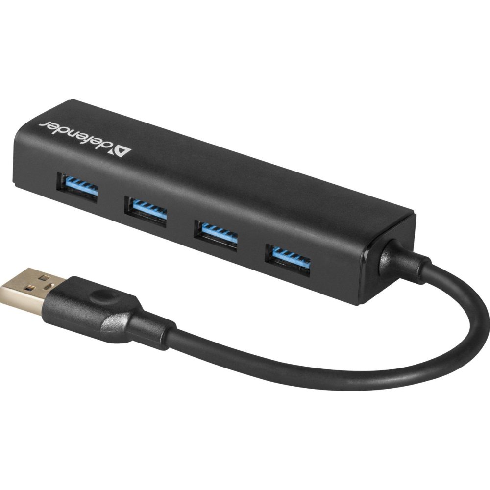 

USB-концентратор Defender, Quadro (83204)