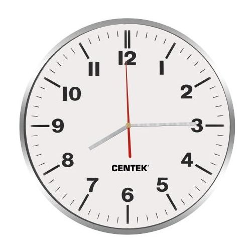 Часы CENTEK СТ-7100 белые