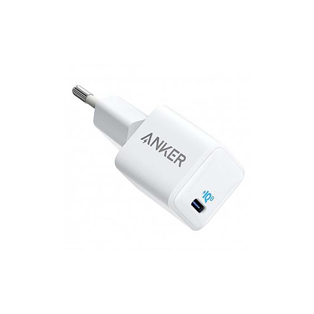 Сетевое зарядное устройство Anker 3 Nano 20W USB-C белый - фото 1