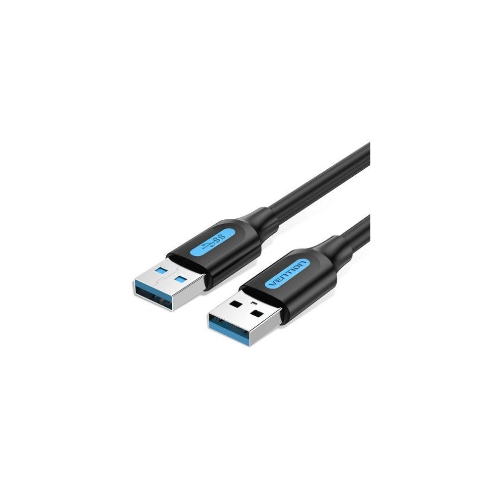 

Кабель интерфейсный Vention, Чёрный, CONBD USB 3.0 AM/AM - 0.5м чёрный