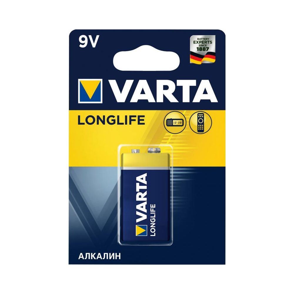 

Батарейка Varta, LongLife 9V "Крона" (4122) 1 шт.
