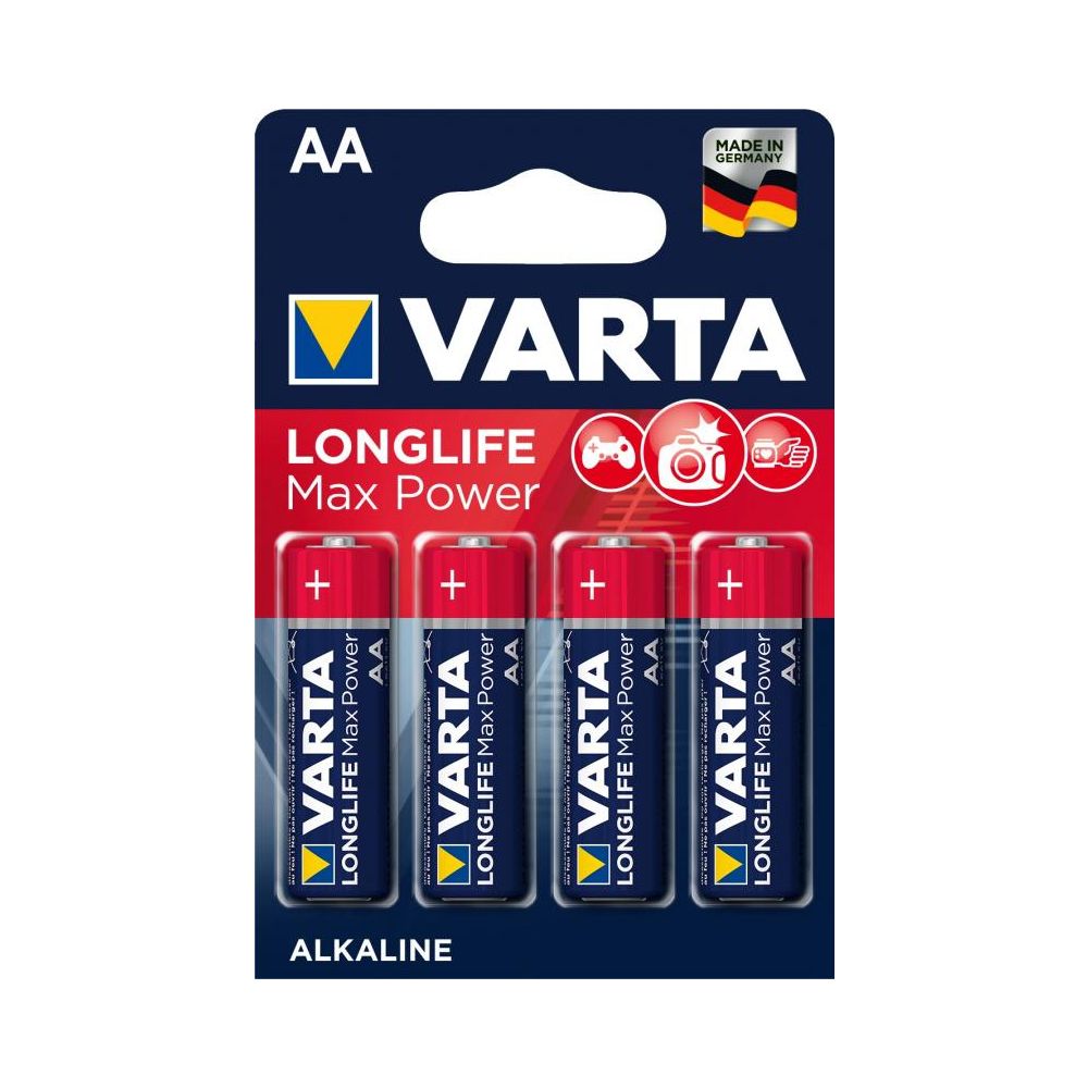 Батарейка Varta LongLife Max Power AA, 4 шт. - фото 1