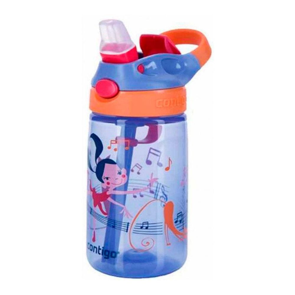 Бутылка Contigo Gizmo Flip 0.42л (2116116) синий/оранжевый пластик