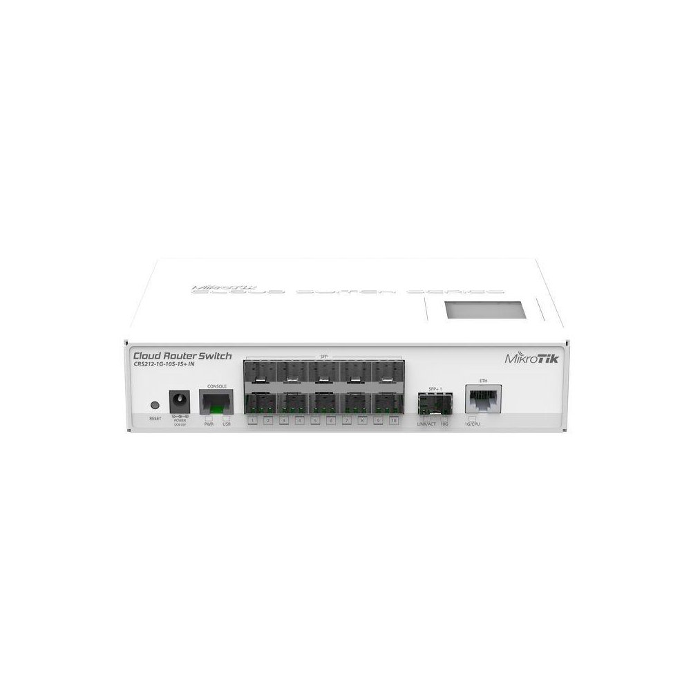 Коммутатор MikroTik Cloud Router Switch CRS212-1G-10S-1S+IN Cloud Router Switch CRS212-1G-10S-1S+IN - фото 1