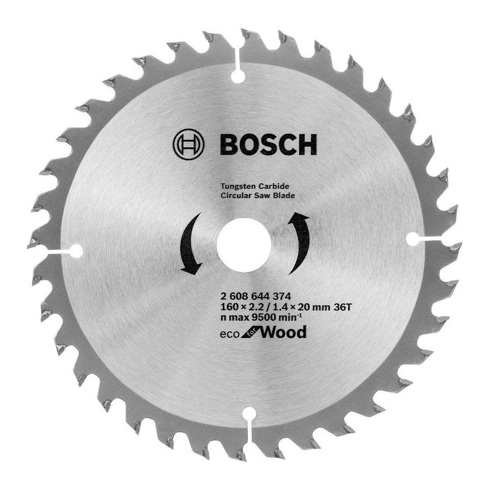 Диск пильный Bosch ECO WO, 160 мм [1405480]