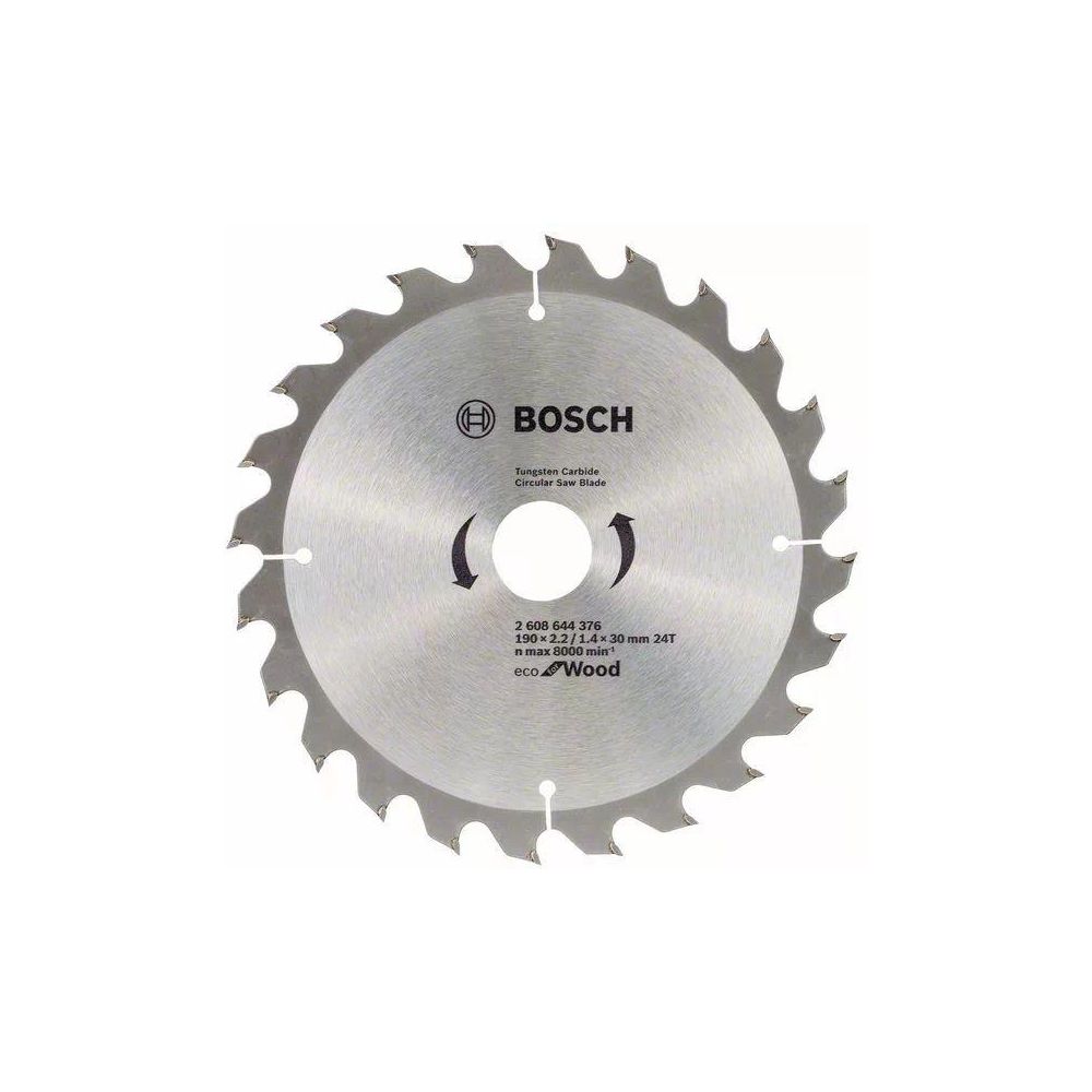 Диск пильный Bosch ECO WO, 190 мм [1211975]