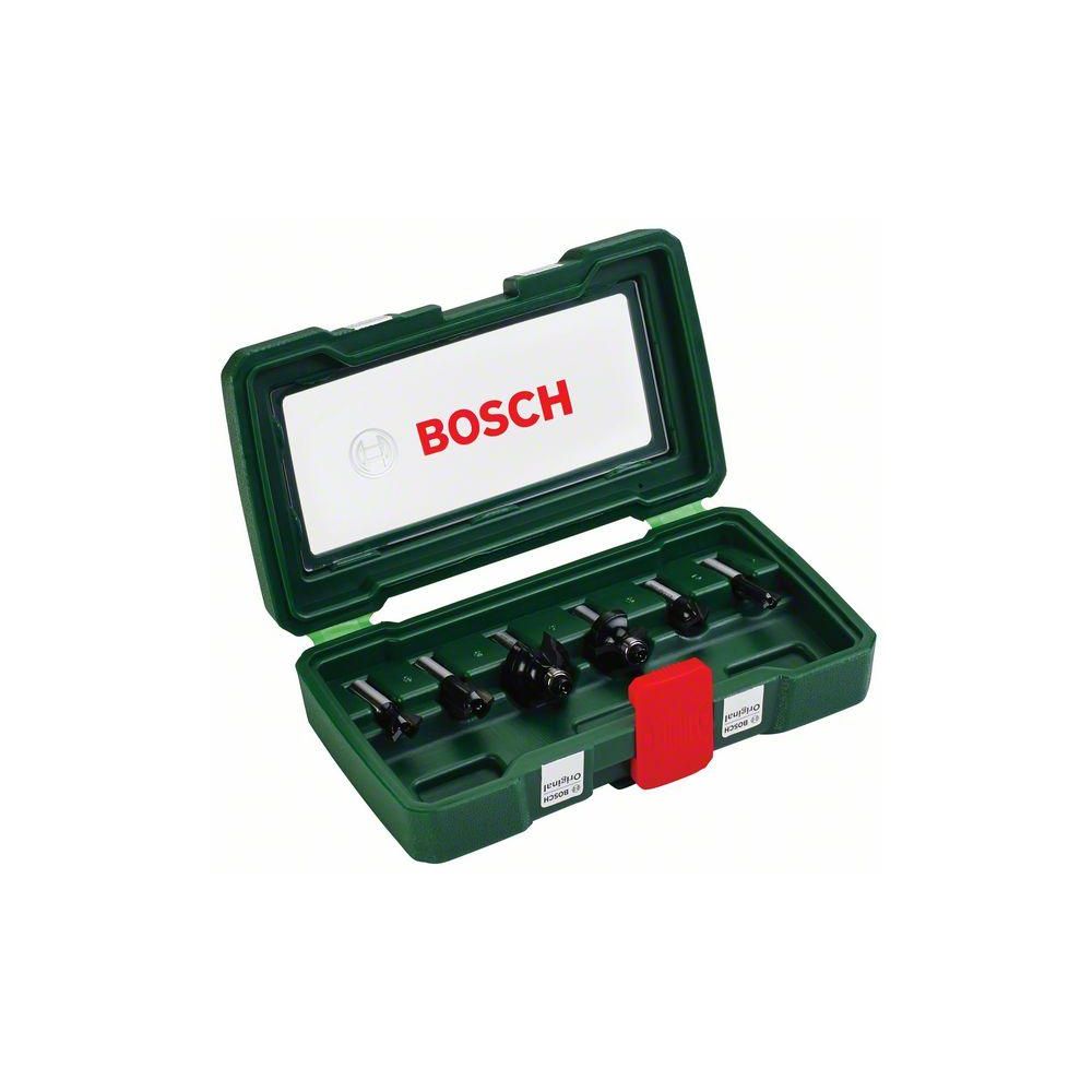 Набор фрез Bosch 6 НМ-SET, по дереву, 8 мм [2607019463]