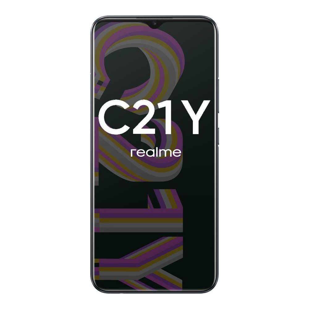 Смартфон Realme C21Y 4/64Gb black C21Y 4/64Gb black - фото 1