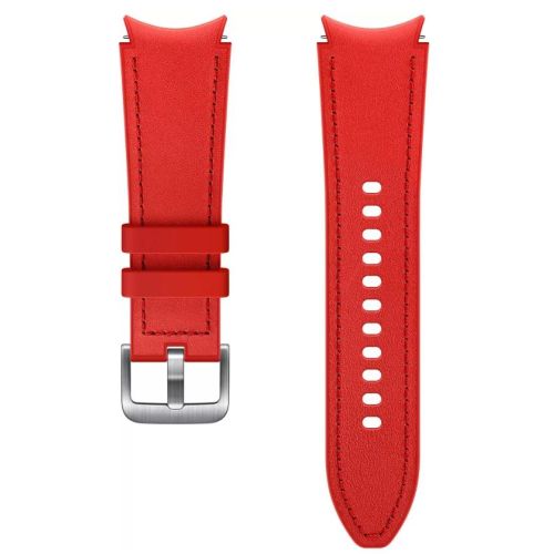 Ремешок для смарт часов Samsung Galaxy Watch Hybrid Leather для Samsung Galaxy Watch 4/4 Classic красный (ET-SHR88SREGRU)
