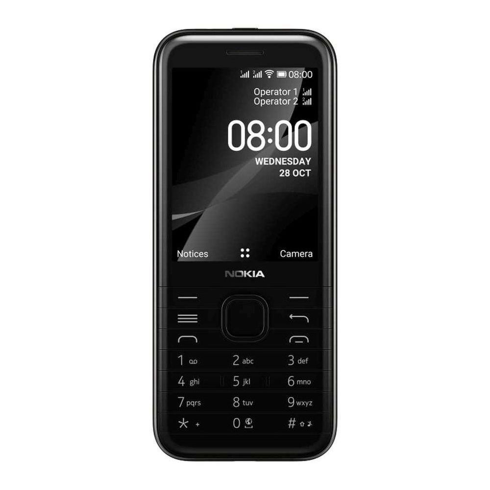 Мобильный телефон Nokia 8000 4G DS black - фото 1