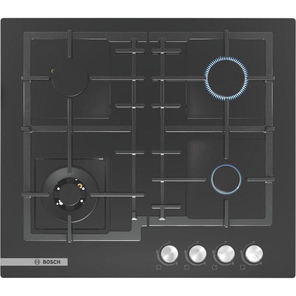 

Встраиваемая газовая панель Bosch, Чёрный, PNH6B6O92R чёрный