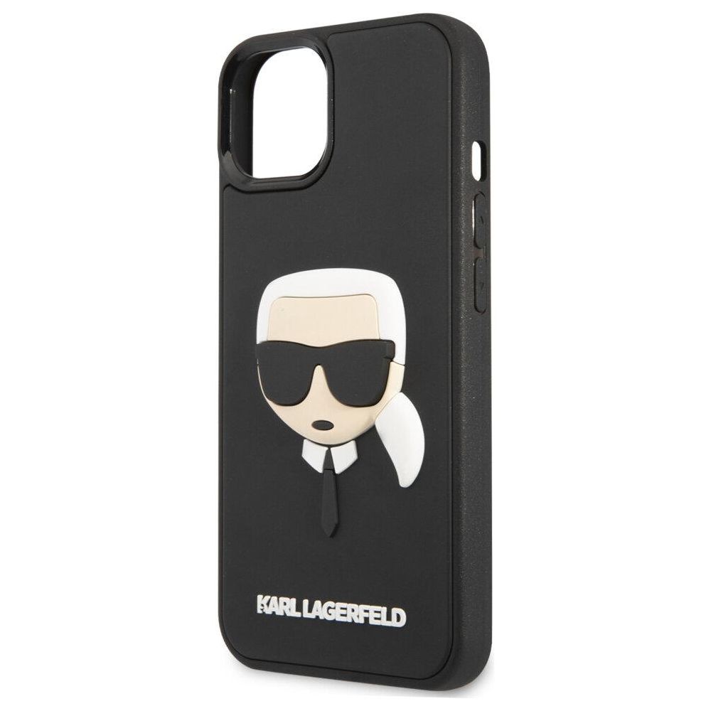 

Чехол для телефона Karl Lagerfeld, Чёрный, 3D RUBBER CASE KARL HEAD для iPhone 13 mini (KLHCP13SKH3DBK) чёрный