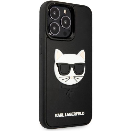 Чехол для телефона Lagerfeld 3D RUBBER CASE CHOUPETTE HEAD для iPhone 13 ProMax (KLHCP13XCH3DBK) чёрный